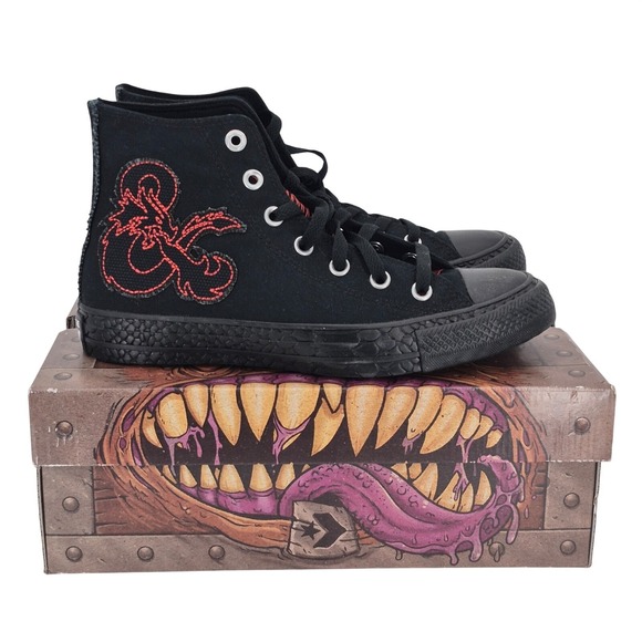 Converse Shoes - Converse X Dungeons & Dragons Chuck Taylor All Star Hi Womens Size 8 A09886C NIB